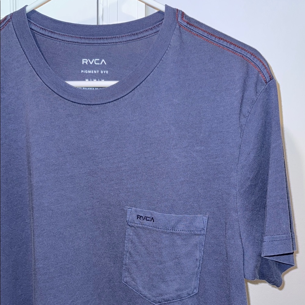 RVCA Men's Blue T-Shirt